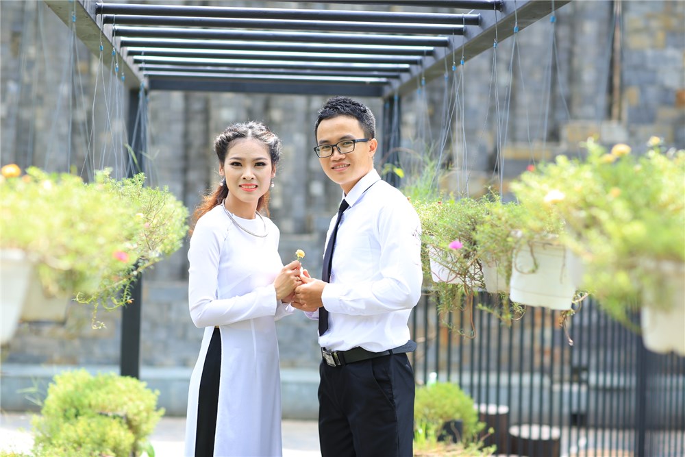 Ảnh cưới chụp phim trường 